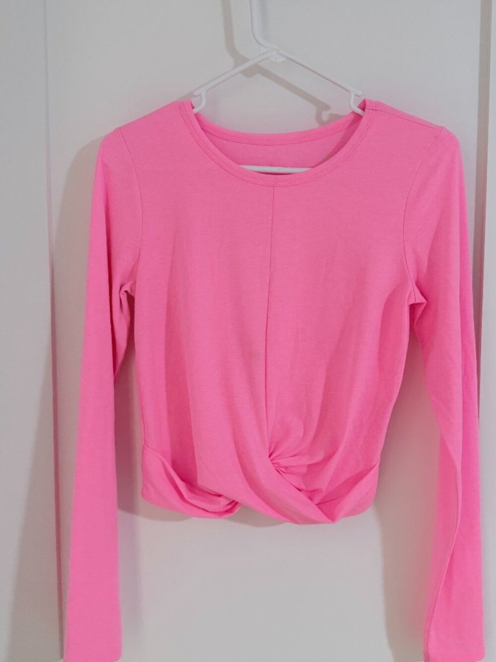 Luxletic by Lily Pulitzer | Pink Twist Front | Crop Top Size S